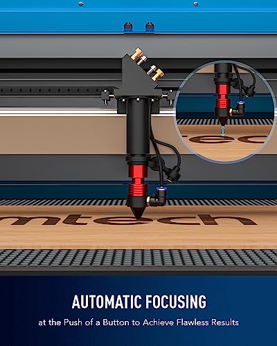 OMTech 100W CO2 Laser Engraver with LightBurn & Water Chiller, 24"x40" Laser Engraving Cutting Machine with Autofocus Autolift 2 Way Pass Air Assist, OMTech