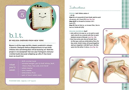 Too Cute to Eat Crochet Kit: Yummy Amigurumi Food and Fun WoodArtSupply