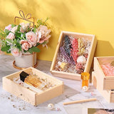 Thyle 12 Pcs Unfinished Wood Boxes, 6.3 x 4.9 x 1.8 Inch Small Wooden Box with Lid Wood Craft Box Small Rectangle Wooden Crates for DIY Birthday Thyle