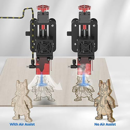 OUYZGIA Air Assist Pump for Laser Engraver Cutter, Air Assist Kit with 30L/Min, for A5 Pro Twotrees TTS-55 TTS-25 TS2 S6 Pro S9 Master 2 Pro S2 SF - WoodArtSupply