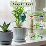 Hathdia Soil Moisture Meter, Plant Water Meter Soil Meter Moisture Sensor Hygrometer for Indoor Outdoor Plant Care,No Battery Needed(Green) Hathdia