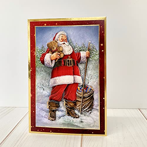 Katy Sue Christmas 3D Die-Cut Decoupage Selection Pack - Contains 24 Die-Cut Sheets in Letter Size (8.5" x 11") - 8 Designs; 3 Copies of Each Design Katy Sue