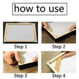 GAOHOU DIY 40 * 50cm Canvas Stretcher Bars Frames Wooden Strips Kits for Oil Painting Art GAOHOU