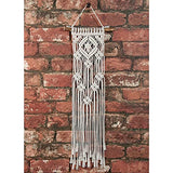 Solid Oak Small Format Macrame Kit-Lacy Squares Make-rame
