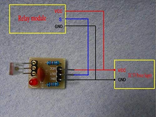 Geekstory 5V Laser Receiver Sensor Detection Module Non-Modulator Tube for Arduino Geekstory(Pack of 5) - WoodArtSupply