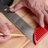 Kapro - 309 LEDGEND Try & Mitre Square - With Stainless Steel Blade & Polycast Handle - Features Beveling Angle Markings, Hands-Free Ledge, Inch and KAPRO