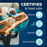 Craft Resin Deep Pour Epoxy Resin 51 Oz Kit - 2-4" Pour Depths Crystal Clear Casting Resin for River Table, Mold, Flower and Wood - Bubble Free, Craft Resin