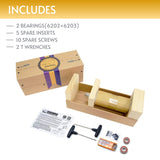 ELEPHAS - 6" Woodworking Tool Spiral Cutter head and Helical cutterhead for jointer, 4 rows 20 inserts ELEPHAS