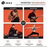 Vibes High Fidelity Ear Plugs - Invisible Earplugs for Music Concerts, Musicians, Motorcycles, Airplanes, Raves, and Work - Noise Reduction and VIBES