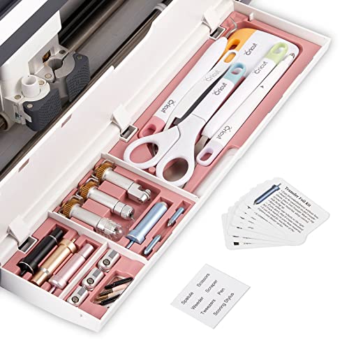 Duryeo Tool Storage Insert Compatible with Cricut Maker 3 & Maker, Drawer Weeding Tools Kit Tray, Blades Housing Quickswap Tip Accessories Organizer - WoodArtSupply