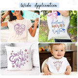 Tintnut Glitter HTV Heat Transfer Vinyl - 16 Sheets 12"X12" Colorful Glitter Heat Transfer Vinyl Shinny Glitter Iron On Vinyl for T-Shirts Glitter Tintnut