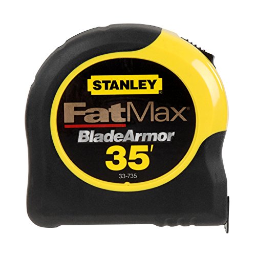 Stanley 33-735 Fatmax Tape Rule with Bladearmorâ„¢ Coating 1-1/4" x 35', 2.2" x 7.1" x 4.6" - WoodArtSupply