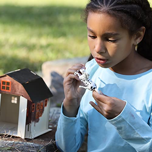 Breyer Horses Stablemates Paint Your Own Barn and Horse Set | 6 Paints Included | 1:32 Scale Horse | Barn 6.75" H x 5.25" W x 7.5" L Craft Set | Breyer