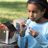 Breyer Horses Stablemates Paint Your Own Barn and Horse Set | 6 Paints Included | 1:32 Scale Horse | Barn 6.75" H x 5.25" W x 7.5" L Craft Set | Breyer