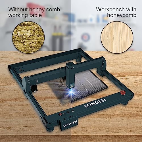 Longer Honeycomb Working Table, 19.7"x 19.7"x 0.86" Honeycomb Working Bed for CO2 or Diode Laser Engraver Cutting Machine, Fast Heat Dissipation with - WoodArtSupply