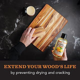 CLARK'S Cutting Board Oil - Food Grade Mineral Oil for Cutting Board - Enriched with Lemon and Orange Oils - Butcher Block Oil and Conditioner - CLARK'S