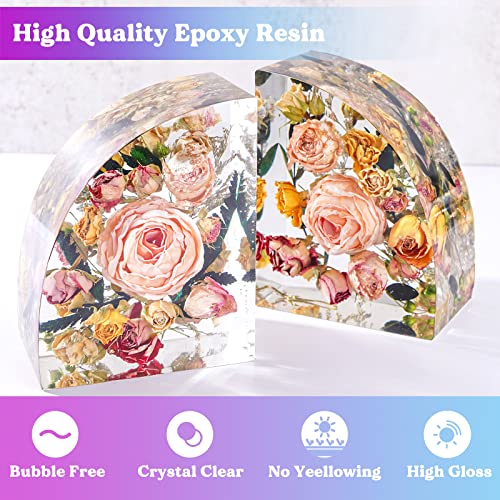 LET'S RESIN Crystal Clear Epoxy Resin, 32oz Bubbles Free Epoxy Resin, Table Top & Bar Top Casting Resin, Clear Epoxy Resin for Art Crafts LET'S RESIN