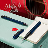 FABER-CASTELL 140544 Faber Castel Ballpoint Pen, Oil-based, Hexa, Blue Faber-Castell