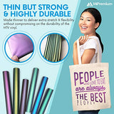 MiPremium Chameleon Heat Transfer Vinyl Iron On HTV Compatible with Cricut Air & Expression Silhouette Cameo & Other Cutters. Assorted Gradient MiPremium
