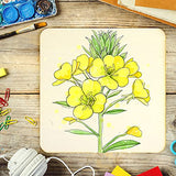 Coopay 20 PCS 8 inches Unfinished Wood Squares Natural Wood Slices Wooden Square Cutouts for Painting Writing Carving DIY Supplies, and Home Coopay