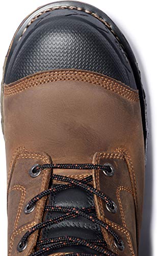 Timberland PRO Men's Boondock 6 Inch Composite Safety Toe Waterproof 6 CT WP, Brown, 10 Timberland PRO