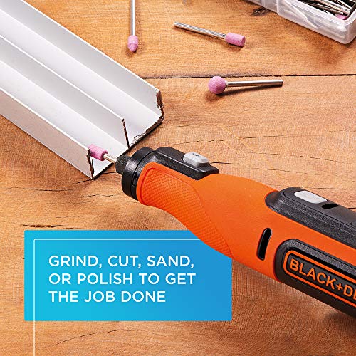 beyond by BLACK+DECKER 8V MAX* Rotary Tool with Accessory Kit, Versatile, Cordless, 35-Piece (BCRT8K35APB) beyond