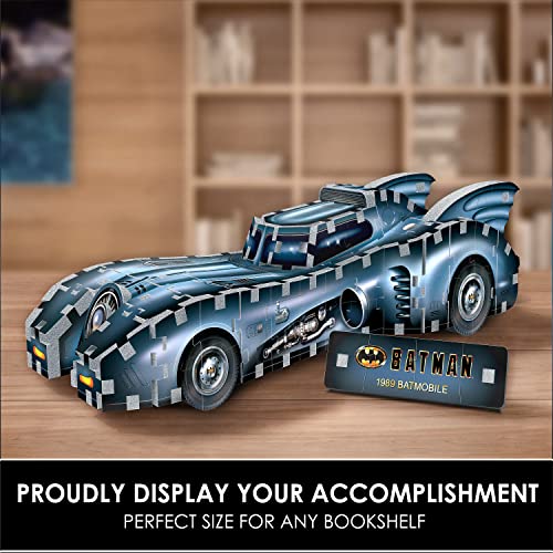 Wrebbit3D Batmobile 3D Puzzle for Teens and Adults | 255 Real Jigsaw Puzzle Pieces with Foam Backing Technology | Not Just an Ordinary Model Kit for - WoodArtSupply