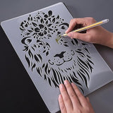 7.5mil Blank Mylar Sheets for Stencil, 8PCS 12x24 inch Milky Translucent PET Blank Stencil Making Sheet, Blank Mylar Templates for Cutting Machines, Qulinshine