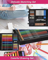 COLOUR BLOCK 151pc Mixed Media Art Set in Aluminum Case with Paints, Brushes, Sketchbooks - Ideal for Gifting - Portable & Diverse Painting Supplies COLOUR BLOCK