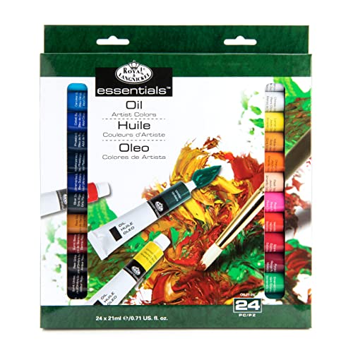 Royal & Langnickel Oil Color Artist Tube Paint, 21ml, 24-Pack - WoodArtSupply