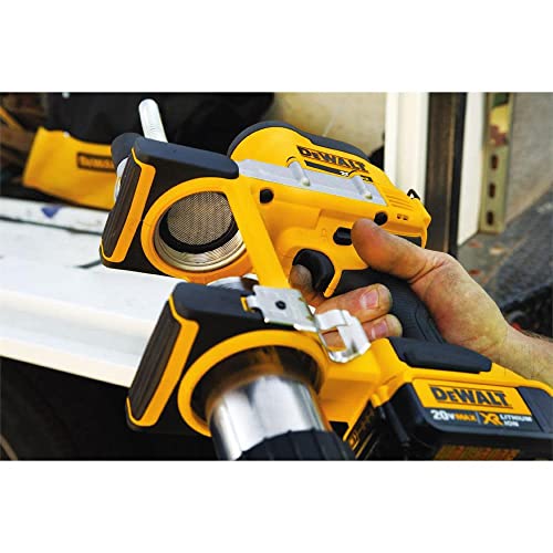 DEWALT 20V MAX Grease Gun Kit, Cordless, 42” Long Hose, 10,000 PSI, Variable Speed Triggers, Battery and Charger Included (DCGG571M1), Yellow, V11 - WoodArtSupply