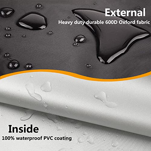 Dalema Wire Rack Cover,Heavy Duty 600D Dustproof Waterproof Shelf Cover,Storage Shelving Covers for Wire Shelves 5-Tier,Cover for 36" W x 18" D x 72" Dalema