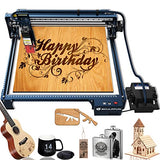 SCULPFUN S30 Laser Engraver with Air Assist System (Pump & Nozzle), 60W Laser Engraving Cutting Machine, 5.5-6W Optical Power Laser Cutter for Xmas SCULPFUN