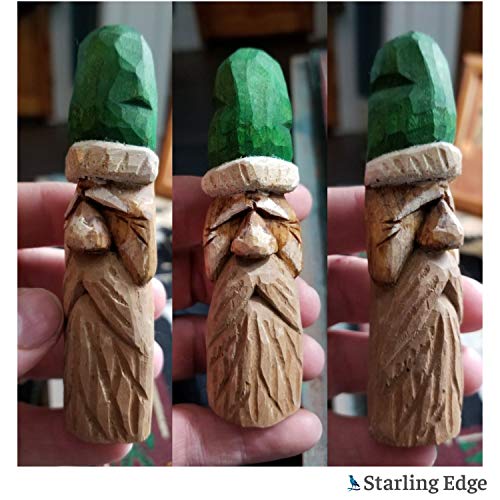 Basswood Blocks for Carving (8 Pieces - 1 1/4" x 1 1/4" x 5") - Wood Carving Kit with Unfinished Whittling Wood Blank Blocks STARLING EDGE