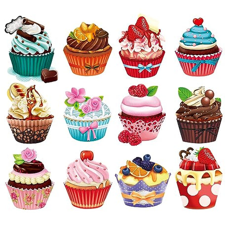 Cra-Z-Art - RoseArt - Mini Shaped - Cupcakes II - 500 Piece Jigsaw Puzzle Cra-Z-Art