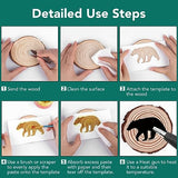 FUMILE 4.23 OZ Wood Burning Paste, Wood Burning Paste for Wood, Canvas, Denim Fabric, Leather & More, Stable Heat Activated Paste. FUMILE