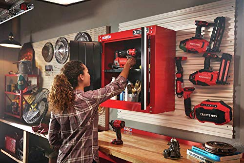 Craftsman Garage Storage, 28-Inch Wide Wall Cabinet (CMST22800RB) - WoodArtSupply