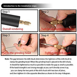 Micro Handheld Drill Bits, 0.7-1.2mm Crystal Epoxy For Resin Jewelry Making Mini Electric Drill Set DIY ABS FADDARE