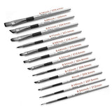 Nicpro 12 PCS Acrylic Paint Brushes Adult Art Paint Brush Set for Watercolor Oil Gouache Face Body Craft Miniatures Painting,Paintbrushes Nicpro