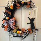 Set of 4 Unfinished Wooden Playful Cats Reaching Different Sizes 4'',6'',8'' and 12'',Cat Blank Cutout for DIY Wreath,Crafts Wall Decoration Pendants RUIXUAN