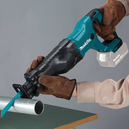 Makita XRJ04Z 18V LXT Lithium-Ion Cordless Recipro Saw, Tool Only, Blue - WoodArtSupply