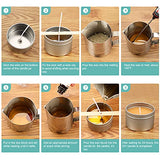 Haccah Complete Candle Making Kit,Candle Making Supplies,DIY Arts and Crafts Kits for Adults,Beginners,Kids Including Wax, Wicks, 6 Kinds of Haccah