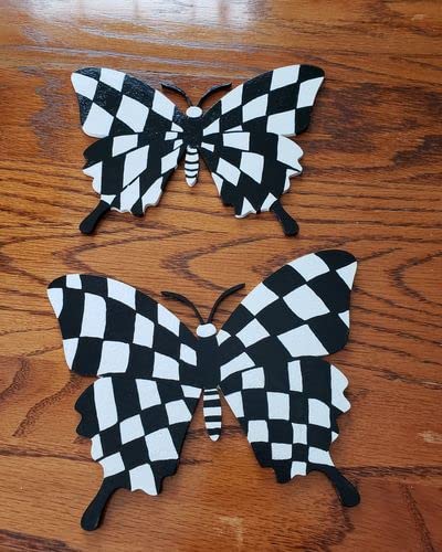 Unfinished Wood Butterfly | Insect | Animal | Wildlife | Craft Cutout | up to 24" DIY 7" / 1/4" 24 Hour Crafts