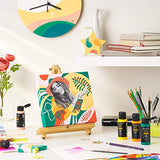 ARTEZA Craft, Set of 20 Vintage Tones, 2.02-oz/60 ml Bottles, Water-Based, Matte Finish, Acrylic Paint Set for Art & DIY Outdoor Projects on Glass, ARTEZA