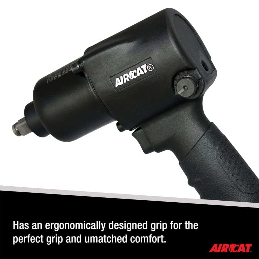 AirCat Pneumatic Tools 1431: 1/2-Inch Impact Wrench 1,000 ft-lbs - Standard Anvil