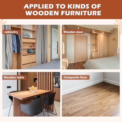 SEISSO Furniture Repair Kit, Wood Floor Repair Kit, Furniture Scratch Repair Wood Fillers, 12 Colors Touch Up for Wood Scratches, Stains, Floors, SEISSO