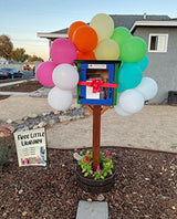 LITTLE FREE LIBRARY® Unfinished Kit with Official Charter Sign and World Map Access Included, Amish Crafted in America, Share Books, Support the LITTLE FREE LIBRARY