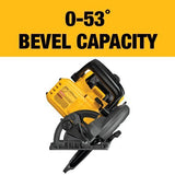 Dewalt DCS577BR FLEXVOLT 60V MAX Lithium-Ion Direct Drive 7-1/4 in. Cordless Worm Drive Style Saw (Tool Only) (Renewed) DEWALT