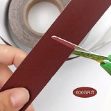 Mini Sander for Small Projects Plus One Roll of 600 Grit Hook and Loop Sandpaper (1''x20'), Micro Sander Sanding Tool Kit for Detail Sanding, DIY YGFRSTO