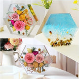 7" Hexagon Molds for Resin (7 Inch),Deep Epoxy Resin Molds for Flowers Preservation,Resin Art, Casting Resin,Resin Epoxy,DIY HIQUE